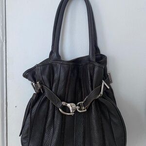 small brown leather bag